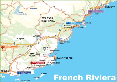 french_riv1era|map of french riviera and italy.